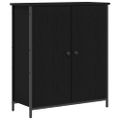 vidaXL Servírovacia skriňa Čierny dub 70 x 30 x 80 cm Kompozitné drevo