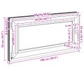 vidaXL Otočné a sklopné okno do suterénu RISOR 100 x 50 cm PVC a sklo