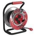 Prodlužovací kabel EMOS P084255 PROFI na bubne 25 m / 4 zásuvky / čierny / guma / 230 V / 1,5 mm2