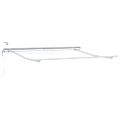 vidaXL Automaticky zaťahovacia markíza s LED hnedá 300x250 cm