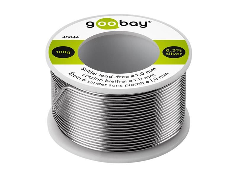 Cín 1.0mm 100g 99,3%Sn 0,7%Cu GOOBAY 40844