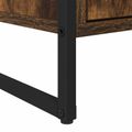 vidaXL Servírovacia skriňa Dymová dub 81 x 36 x 150.5 cm