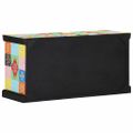 vidaXL TV skrinka 100 x 35 x 50 cm Viacfarebný Masívne mango drevo