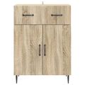 vidaXL Servírovacia skriňa Dub sonoma 66 x 34,5 x 89,5 cm