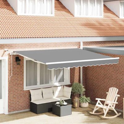 vidaXL Rám markízy Biela 3 x 2,5 m Hliník