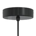 vidaXL Závesné lampy 2 ks, výškovo nastaviteľné, E27, čierne, Ø 30 cm, kovové
