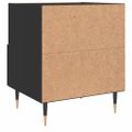vidaXL Nočný stolík čierny 40x35x47,5 cm kompozitné drevo