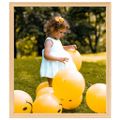 vidaXL Fotorámiky na stenu alebo stôl 3 ks bledý dub 50x60 cm