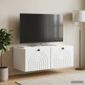 vidaXL Nástenná TV skrinka Biela 78,5 x 41 x 30 cm Kompozitné drevo