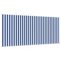 vidaXL Sklopná markíza Modrá a biela 300 x 250 cm Polyester a hliník