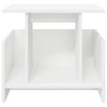 vidaXL TV stolík 50 x 35 x 45 cm Biela Kompozitné drevo