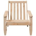 VidaXL záhradné stoličky Adirondack 2 ks masívne drevo borovica