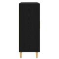vidaXL Servírovacia skriňa Čierny dub 69,5 x 34 x 90 cm