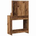 vidaXL Toaletný stolík Staré drevo 79 x 41 x 135 cm Kompozitné drevo