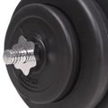 vidaXL Súprava závaží a tyčí barbell a dumbbell, 120 kg