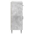 vidaXL Servírovacia skriňa Betónovo sivá 66 x 34,5 x 89,5 cm