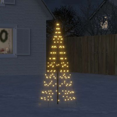 vidaXL LED vianočný stromček 200 LED teplá biela 180 cm