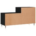 vidaXL Botník čierny 102x36x60 cm spracované drevo