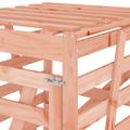 vidaXL Úložný box pre odpadkový kôš 84x90x128,5 cm masívny douglas