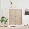vidaXL Skříňové dvere s dverami 2 ks Prírodná 49,5 x 2,1 x 110 cm