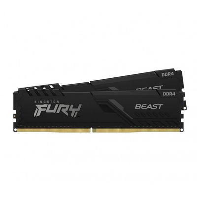 Kingston FURY Beast/DDR4/16GB/3600MHz/CL17/2x8GB/Čierna