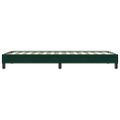 vidaXL Box Spring Posteľ bez matraca Tmavo zelená 100x210 cm Zamat