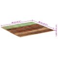 vidaXL Štvorcová stolová doska 80x80 cm, 15-16 mm, recyklovaný masív