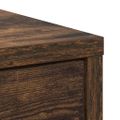 vidaXL Komoda so zásuvkami a dvierkami, tmavý dub 70,5x34x74,5 cm