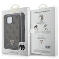 Puzdro Guess pre iPhone 15 Plus 6,7" GUHCP15MP4TDSCPW hnedé tvrdé puzdro Crossbody 4G Metal Logo