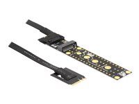 Riser karta NVMe M.2 Key A+E samec na Key