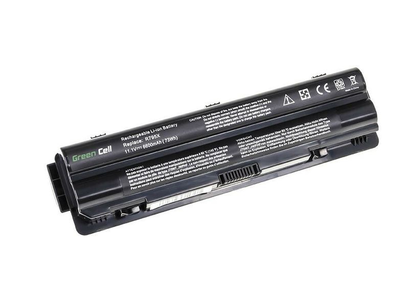 DE40 Green Cell Battery for Dell XPS 14 14D 15 15D 17 / 11,1V 6600mAh