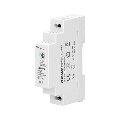 ORNO OR-PSU-1642 DIN Zdroj spínaný 12V DC 1,25A, 15W na DIN lištu