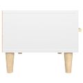 vidaXL TV skrinka lesklá biela 150x34,5x30 cm spracované drevo