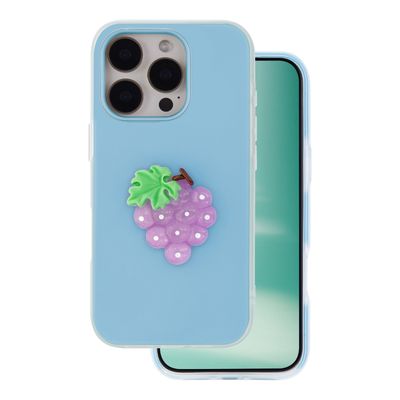 Puzdro Fruit 2v1 pre iPhone 16 Pro Max 6,9" modrá