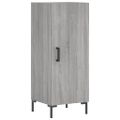 vidaXL Komoda sivý dub sonoma 34,5x34x90 cm spracované drevo