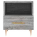 vidaXL Nočné stolíky 2 ks sivé sonoma 40x35x47,5 cm kompozitné drevo
