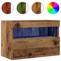 vidaXL TV nástenná skriňa 60 x 30 x 40 cm Staré drevo Kompozitné drevo