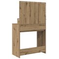 vidaXL Toaletné stolíky do spálne Remeselný dub 80 x 39,6 x 135 cm