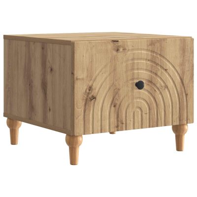 vidaXL Konferenčný stolík Dub artisan 49 x 50 x 40 cm Kompozitné drevo