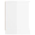 vidaXL TV skrinka lesklá biela 73x35,5x47,5 cm spracované drevo