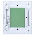 vidaXL Access Panel Zelená a strieborná 20 x 25 cm