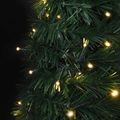 vidaXL Vianočný stromček 100 LED PVC Zelená