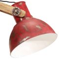 vidaXL Podlahová lampa 25 W šmuhovaná červená 33x25x130-150 cm E27