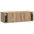 vidaXL Nástenná TV skrinka 98 x 41 x 30 cm Dub artisan