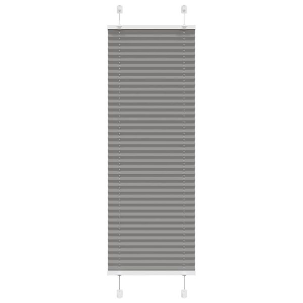 vidaXL plisovaná roleta antracitová 50x150 cm Šírka látky 49,4 cm