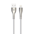 Forever Sleek kábel USB - Lightning 1,0 m 2,4A biely