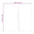 vidaXL Priehľadná plachta s okami 6x10 m PVC