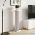vidaXL Stojan na rastliny 2 ks Biela 25 x 25,5 x 100,5 cm