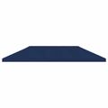 vidaXL Kryt na altánkovú strechu 6 x 3 m Modrá Polyester 190 gsm