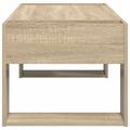 vidaXL Konferenčný stolík Sonoma dub 110 x 50 x 41 cm Kompozitné drevo